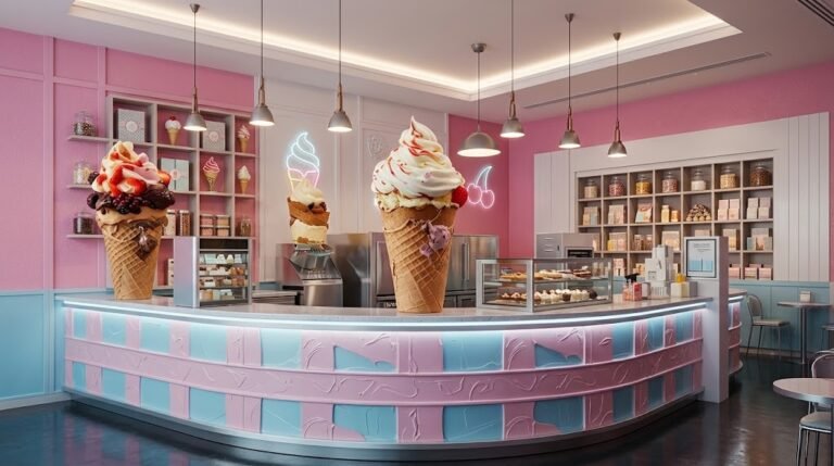 10 Ice Cream Shop Interior Design Ideas to Attract More Customers