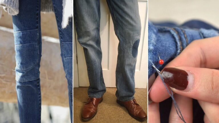 How to Patch Jeans at the Knee for a Strong and Long-Lasting Repair How to Patch Jeans at the Knee for a Strong and Long-Lasting Repair