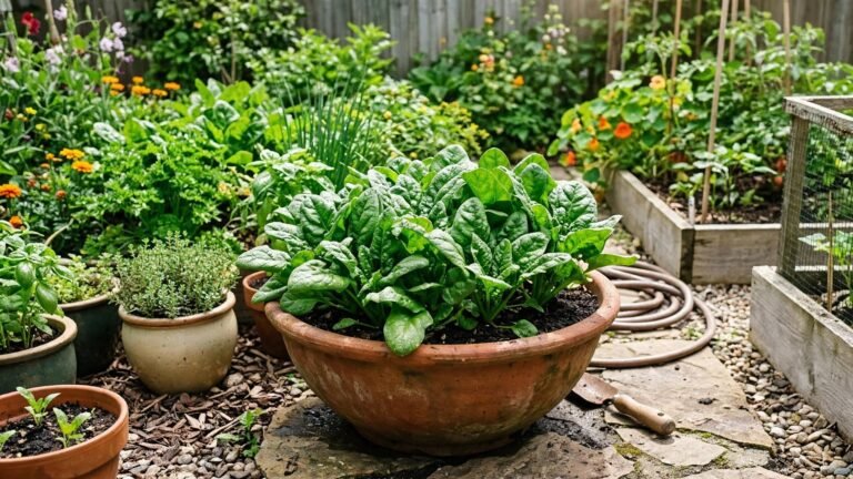 How to Grow Spinach in Pots Year-Round: Seasonal Tips for Home Gardeners